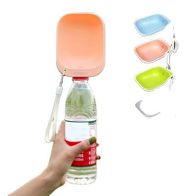 China Stored Pet Supplies Dropship Agent Outdoor Portable Drinking Travel Dog Water Bowl Bottle for sale