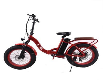 China ZEDA-EFB0524 Aluminum Alloy 24 Inch 500W Electric Bike 48V 12Ah Lithium Batteries Folding Electric Bicycle Ebike for sale