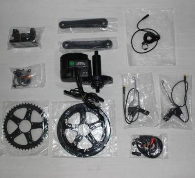 China 36v 350w 8fun complete electric bike kit 36v bafang motor integrated mid motor with Zeda 11 battery for sale