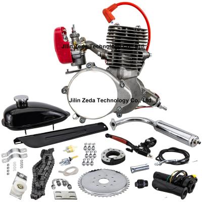 China NEW ZEDA YD100 high quality 2 stroke gasoline bike motor kit outdoor sports motorized bicycle motor assembly for sale