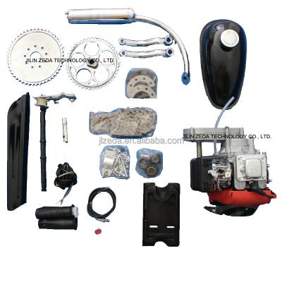 China ZEDA 49cc 4 stroke bike engine kit / motorized bicycle kit 49cc gas engine for sale