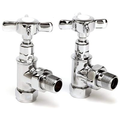 China General Traditional Chrome Angled Radiator Rail And Towel Rail Valves Central And Column Radiators for sale