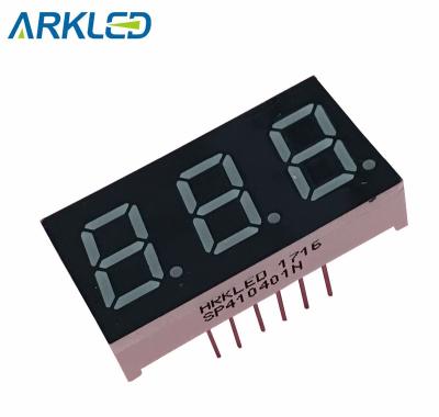 중국 Indoor Use 0.4 Inch 3 Digits 7 Segment LED Digital Display In Super Bright Red Color 판매용