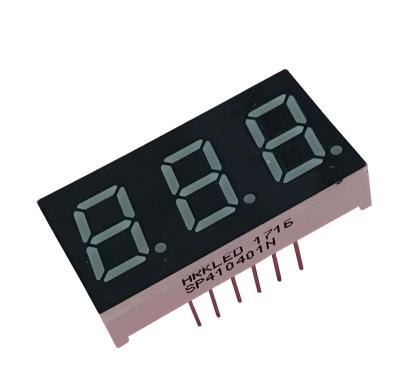 Cina All Kinds Controller 0.4 Inch 3 Digit 7 Segment LED Digital Display In Super Red Color in vendita