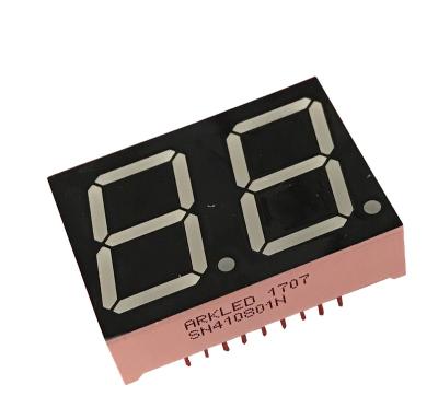 China All Kinds Controller 0.8 Inch White Color 2 Digit 7 Segment Led Display for sale