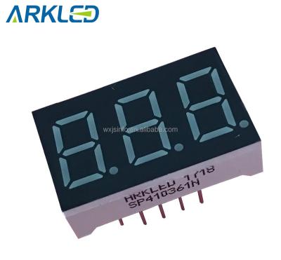 China 0.36 Inch Indoor Small Size 3 Digit Blue Led Display 7 Segment Led Display zu verkaufen