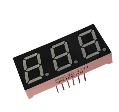 China Super Bright Controller 3 Digits 0.52 Inch 7 Digits Three Segment Indoor LED Display en venta