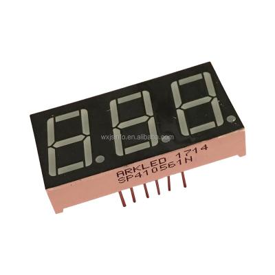 China Indoor 0.56-inch / 3-segment-LED-7-digit display in super amber color Te koop