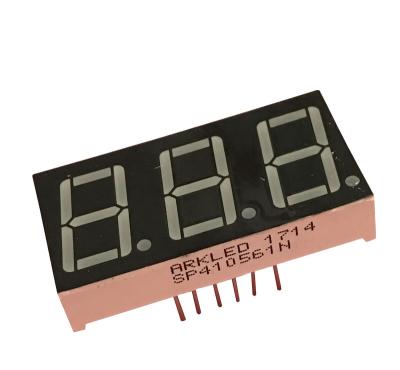 China Indoor Full Color 3 Digit 0.56 Inch 7 Segment LED Module Display Te koop