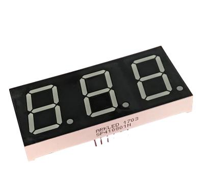 China All Kinds Controller 0.8 Inch 3 Digit 7 Yellow Green Segment Led Display For Countdown Timer en venta