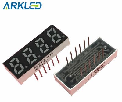 China Clock Anode 0.3 Common Cathode 0.28 1 Segment 4 Digit 7 Seven Segment Clocks Led Display for sale