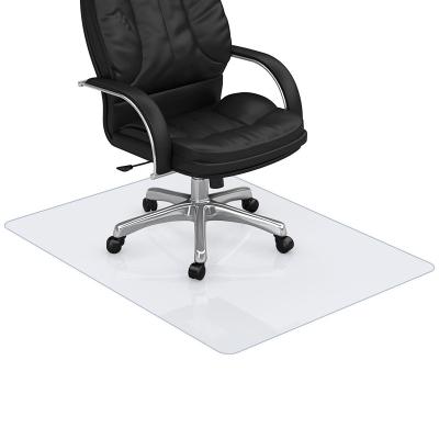 China Washable Office Chair Mat for Hardwood Floor Clear PVC Desk Chair Mat for sale