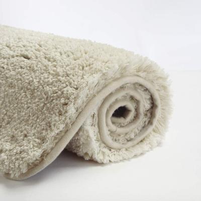 China Washable Water Absorbent Microfiber Bathroom Cover Soft Non Slip Bath Mat for sale