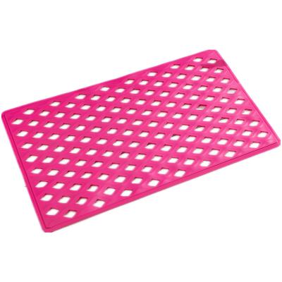 China Non-Slip Shower Mat Non-Slip Bathtub Mat With Suction Cups Machine Washable Bathroom Mats With Clear Drain Holes for sale