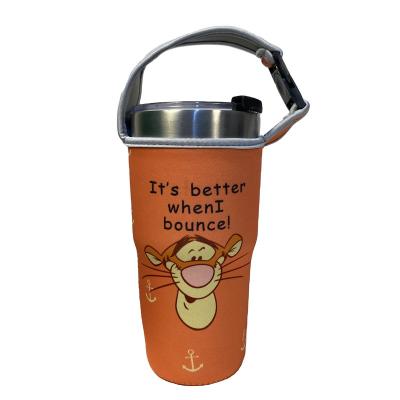 China 30oz Waterproof RTS Customized Tumbler Cup Sleeve With Strap Stubby Holder for sale