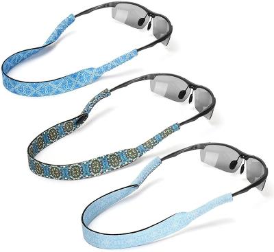 China Non-Slip Wholesale Custom Premium Neoprene Sunglasses Strap for sale