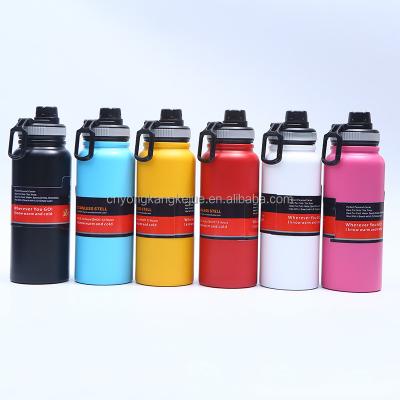 China Viable Vacuum Insulated Bottle Customized Logo Double Wall 304 Stainless Steel Outdoor Sport 800ML for sale