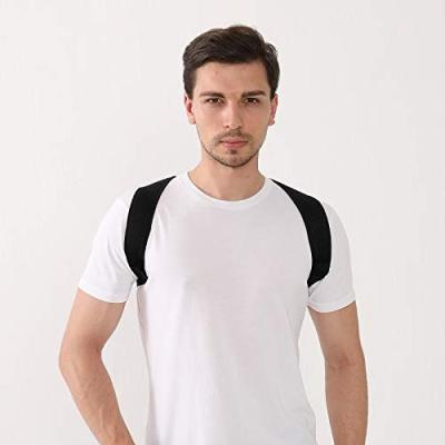 China Neoprene Back Braces Universal Posture Corrector For Women Men Fit Adjustable Upper Back Brace For Clavicle Spinal Alignment for sale