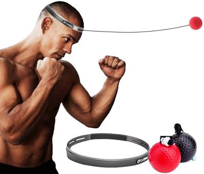 China Wholesale Boxing Set Ball 2 Punch Ball Speed ​​Reflex Silicone Headband 3.94 x 2.36 x 1.18 inch for sale