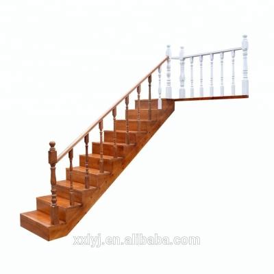 China Home House Stair Tread Royal Solid Wood Staircase Design for sale