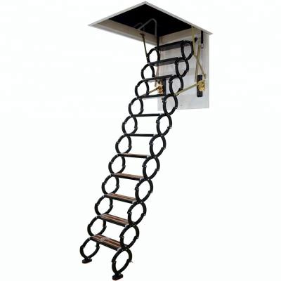 China Indoor Outdoor Steel Retractable Attic Ladders for sale