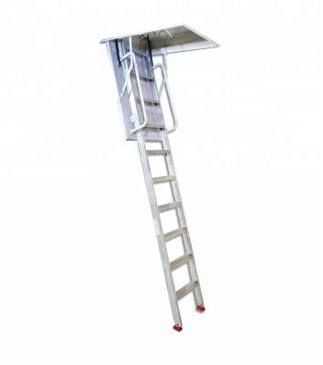 China Folding Ladders Aluminum Alloy Retractable Stairs For House Attic for sale