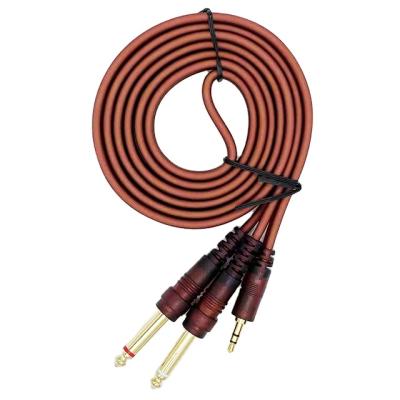 China Durable audio and 3.5mm AUX jack. Video Male Stereo To Male 3RCA Plug Cable For VCDplayer Set Top Box Speaker System for sale