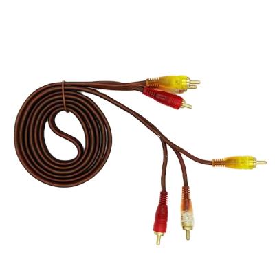 China Durable RAC Cable AV Audio Cable is used for Male to Male VCD Player Set Top Box Speaker System Audio and Video Cable for sale