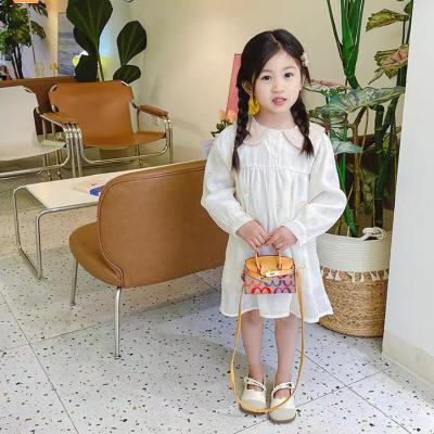 China New Designer Candy Color Kids Daily Used Hot Selling Branded Bags Mini Messenger Famous Trendy PU Leather Shoulder Bags for sale