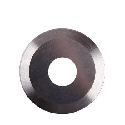 China Industrial Process Use Paper Cutting Tungsten Carbide Circular Slitter Round Blade for sale