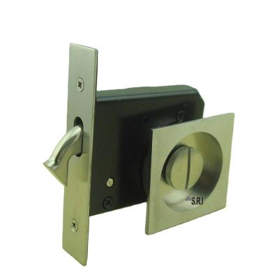 China Stainless Steel Cheap Price Square Shape Sliding Internal Glass Door Lock for sale