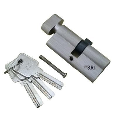 China Top Sale America Style Brass Lock Cylinder With Serpentine Groove Keys for sale