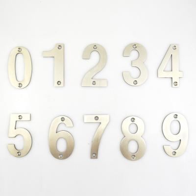 China Modern Customized Wholesale Price Metal House Numbers for sale