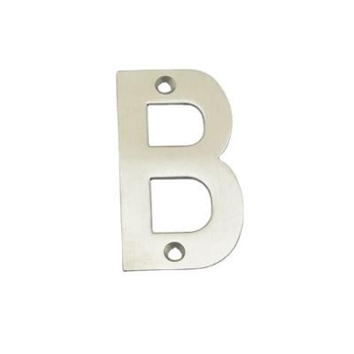 China Modern All 304 Stainless Steel Or Customized Metal House Numbers for sale