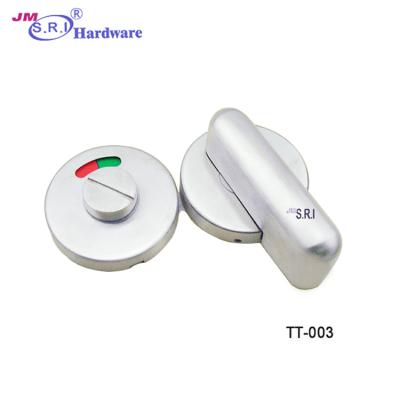 China Traditional Modern Style Stainless Steel Door Locks Thumb Turn , Toilet Door Indicator Lock for sale