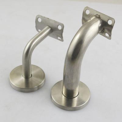 China Modern Cheap Price Stainless Steel Hollow / Solid Handrail Bracket for sale