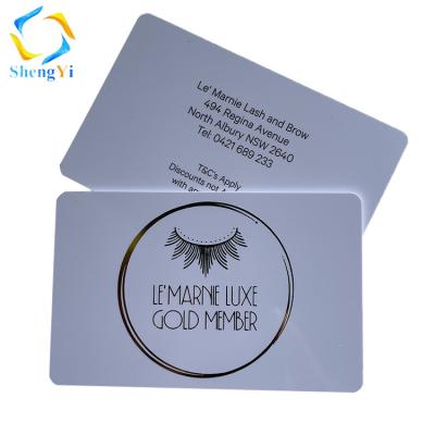 China Eco-friendly PVC PET Double Side Printing Plastic ABS Promotional Products Name Business Cards PVC for sale