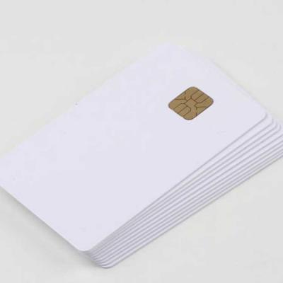 China High Quality Portable PVC PET ABS OEM PVC Business Credit Contact IC Smart Blank Plastic Card for sale