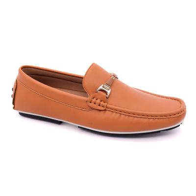 China 2020 New Design Loafers Training Anti-slippery Casual Leather Flat Shoes For Men for sale