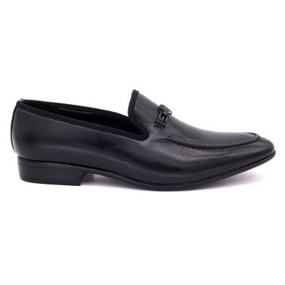 China PU Leather Flat Custom Slip - Ons New Design Mens Stylish Shoes Horsebit Loafers for sale