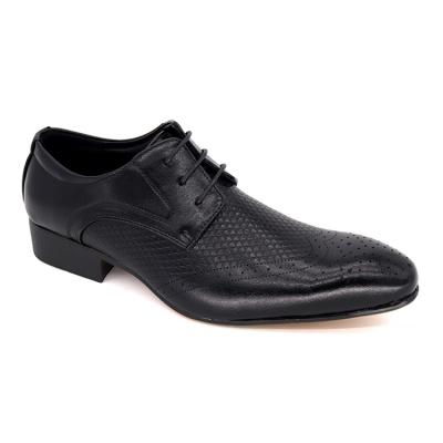 China Custom Hot Sale Embossed Derby Brogues Mens Stylish Shoes Anti-Slippery for sale