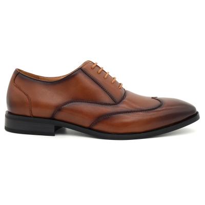 China Factory OEM Flat Longwing Oxford Shoes For Mens Business / Elegant Offic Shoes for sale