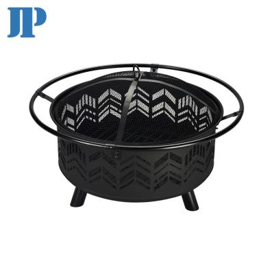 China Fire pits wholesale outdoor fire pit barbecue fire pit round outdoor table metal patio garden metal table fire pit wood burning pit for sale