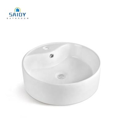 China Malaysia Designer Wash Basin Easy Clean Bathroom Cabinet Countertop Ceramic Hand Sink for sale