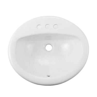 China Modern Popular Bathroom Drop-In Ceramic Aquacubic Sanitaryware Hand Wash Sink for sale