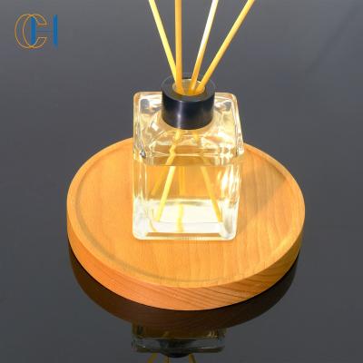 China Home Office Car Hotel Free Customize Perfume Air Refreshing Clear Glass Reed Diffuser Decor New Luxury Home Perfume Oil Stick for sale