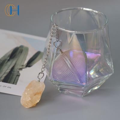 China PORTABLE Hot Selling Custom Logo Packaging Amethyst Crystal Tea Infuser Strainer for sale