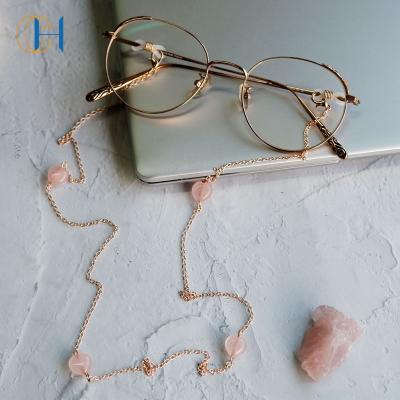 China 2021 Crystal Glasses Chain Eyeglasses Glasses Holder Purity Chain Necklace For Women Men for sale