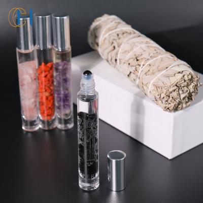 China Personal Care Crystal Oil Bottles Crystals Healing Natural Stones For Home Decoration for sale