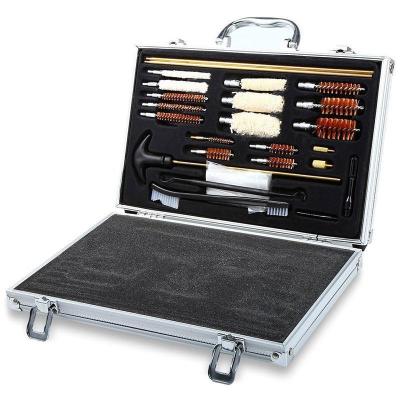 China aluminium alloy 24pcs copper Universal Cleaning Kit with Carrying Case C-008 for sale